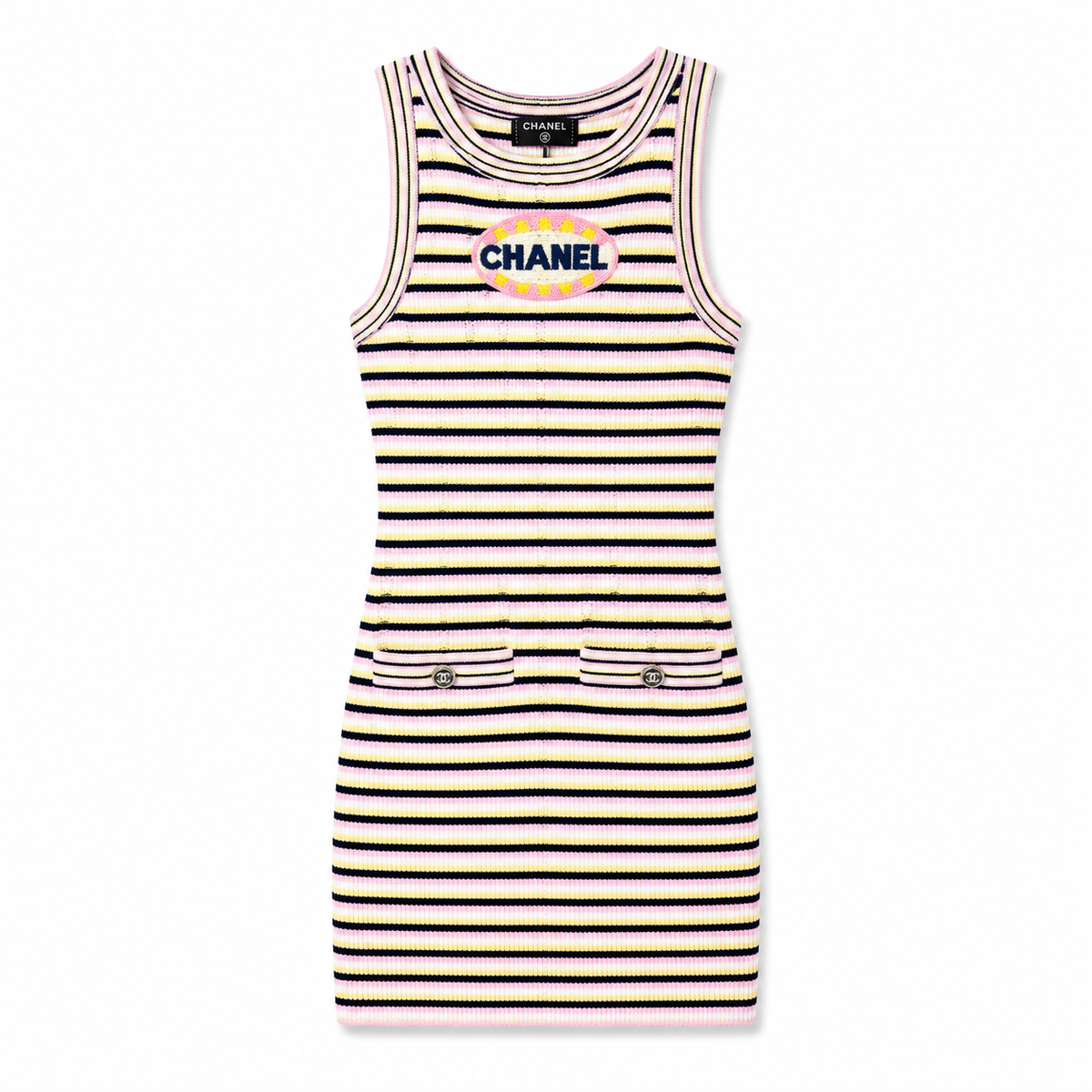 C GESTREIFT KLEID