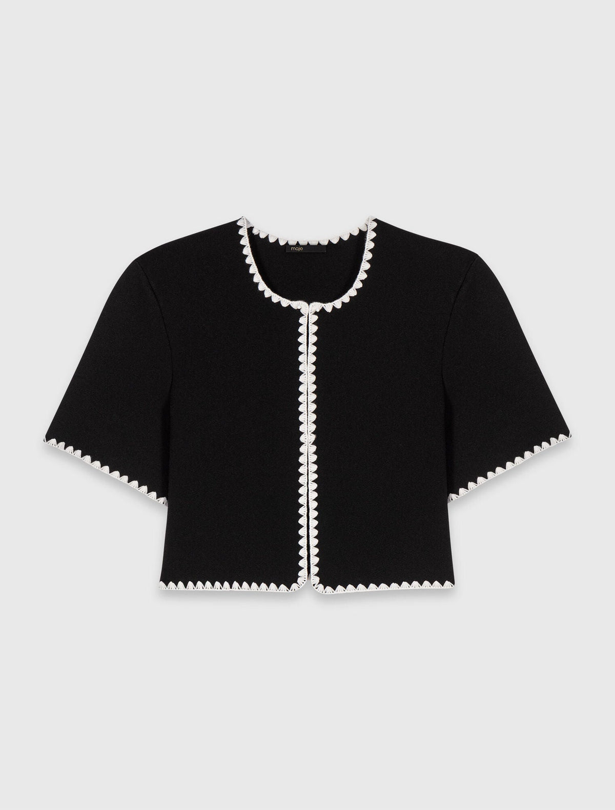 MAJE KLEID SET SCHWARZ LINIEN
