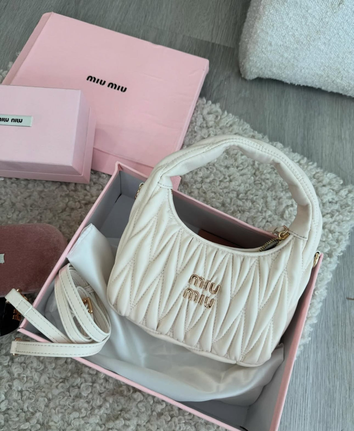MIUE TASCHE WEISS