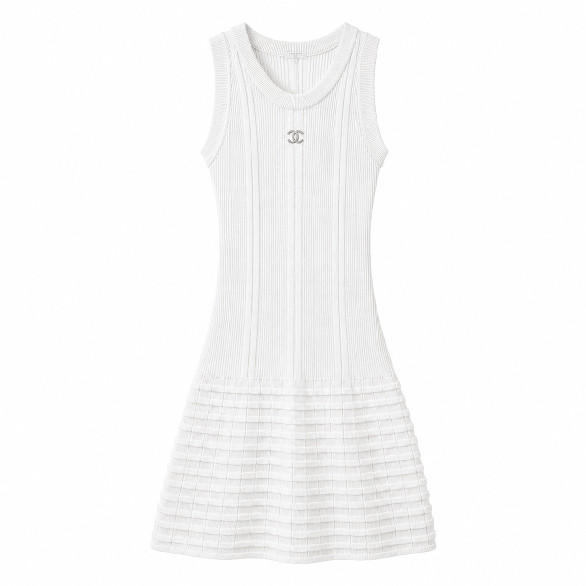 C A-LINE WEISS KLEID