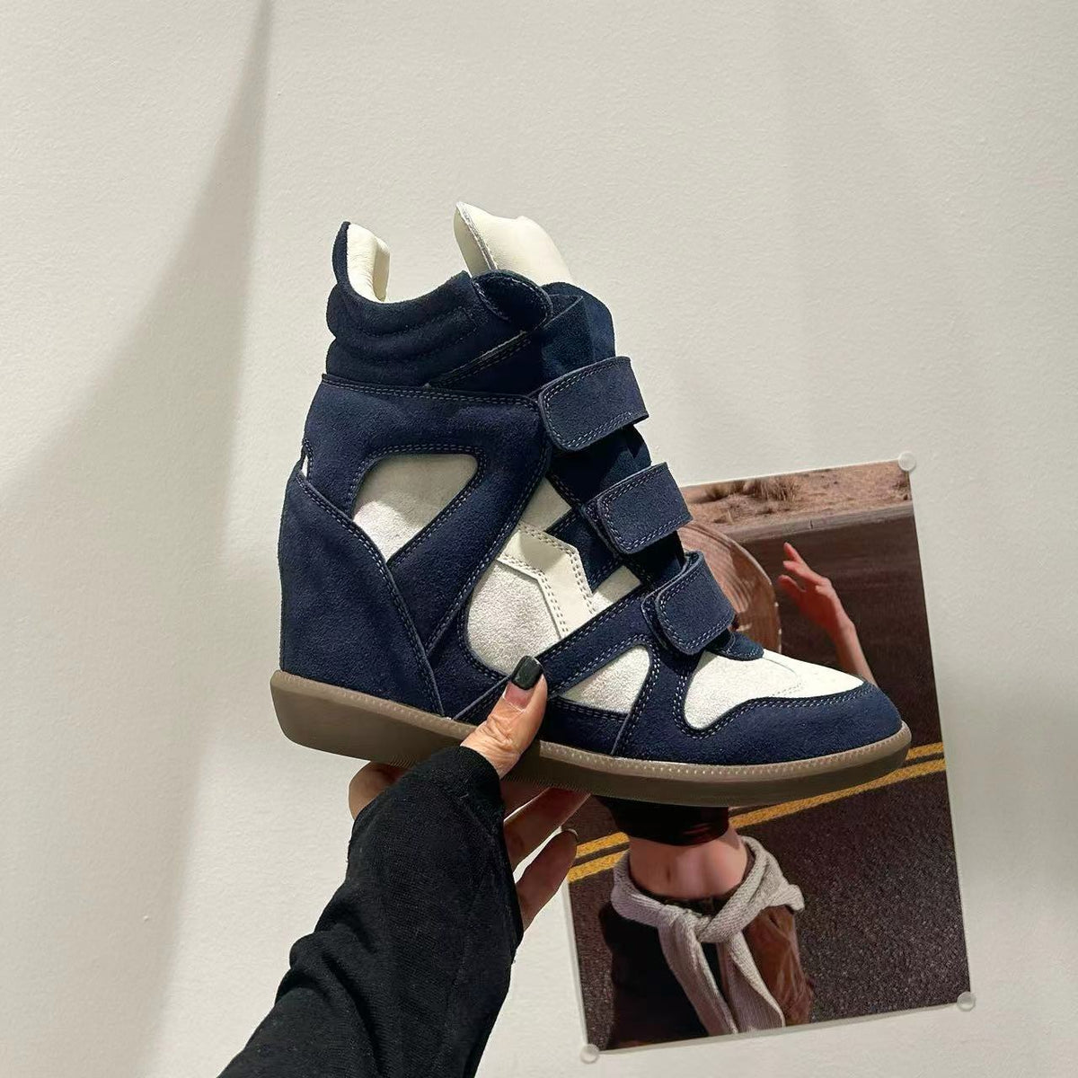 Sneaker Blue & White