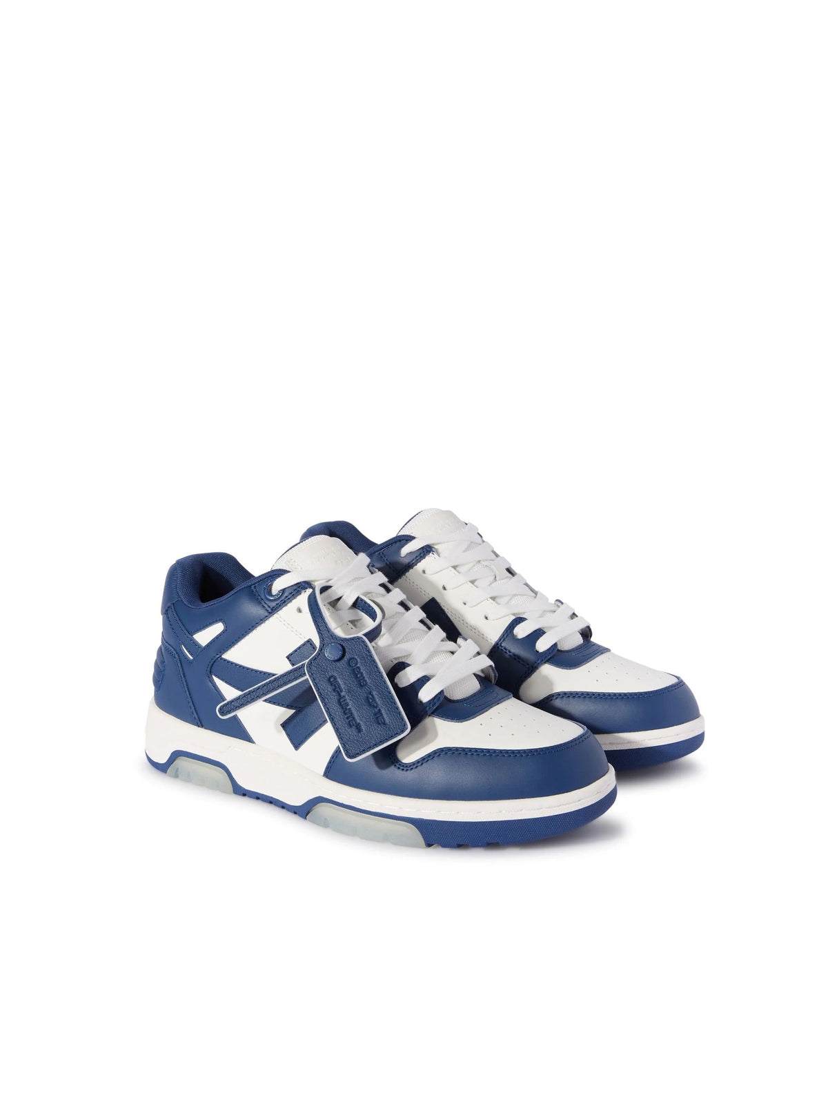 "Off" Sneaker Blue/White
