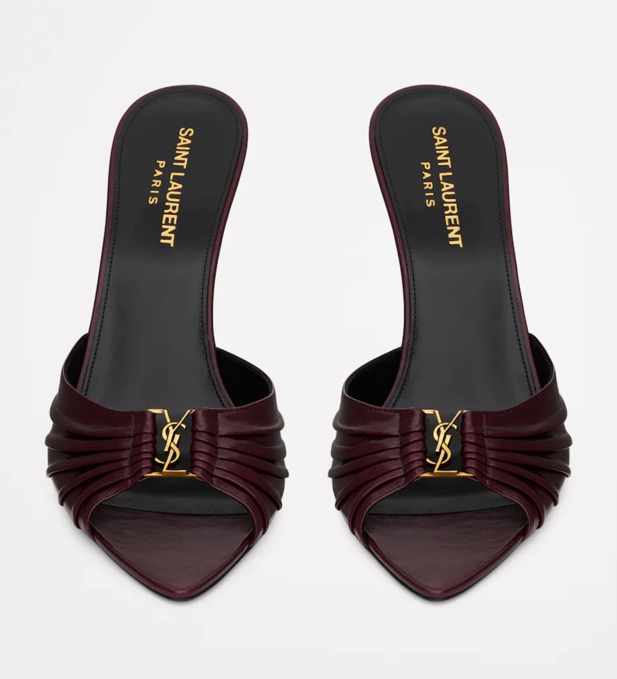 BORDEAUX LEDER HEELS