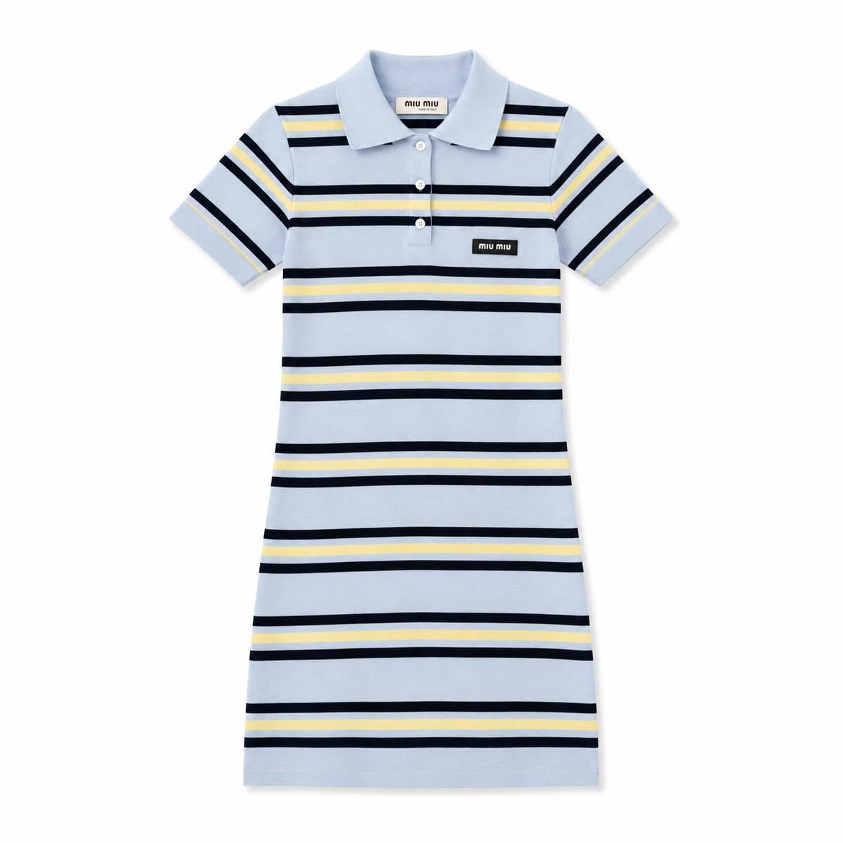 MIUÉ BLAU POLO KLEID