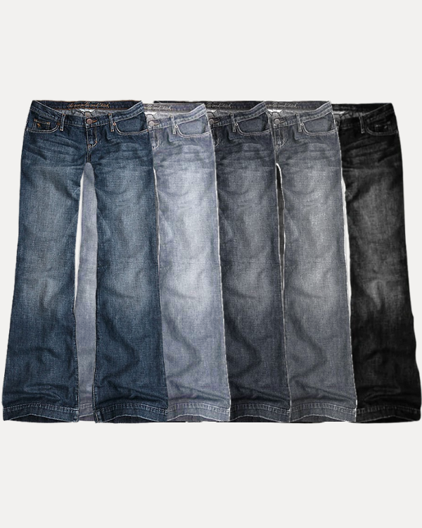 BIA Jeans mit niedriger Taille